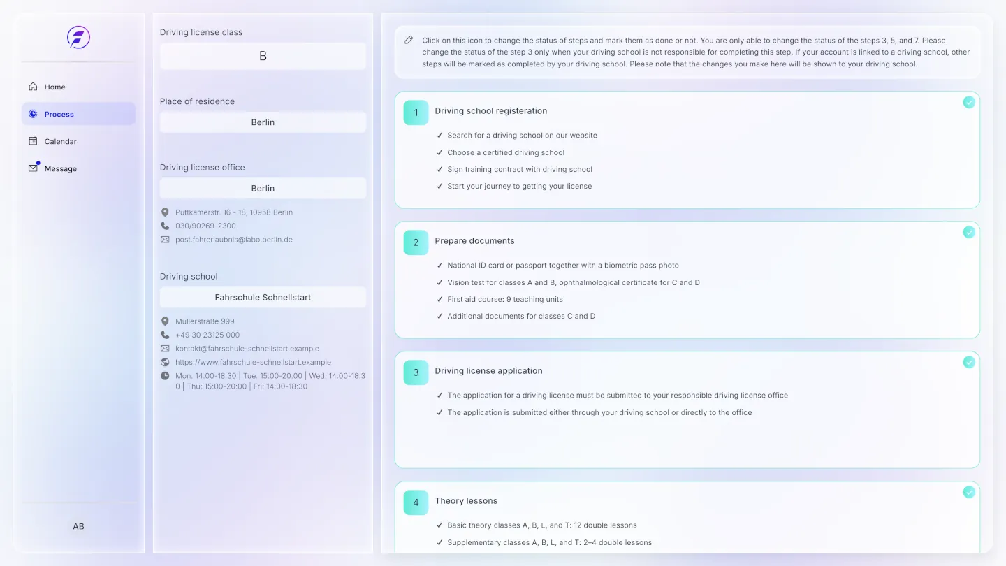 Progress widget