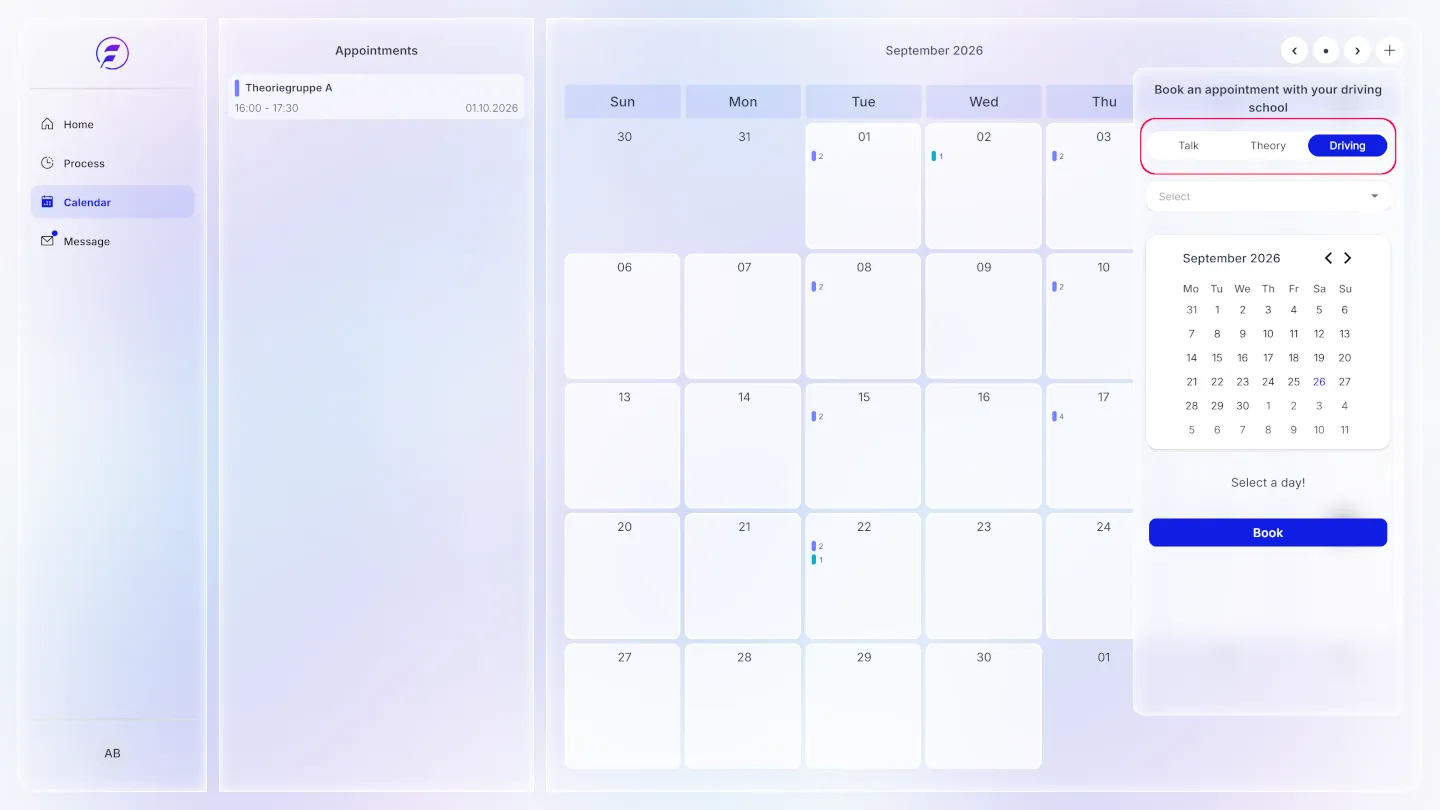 Messages preview