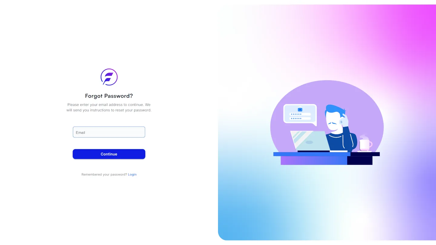 Reset your password
