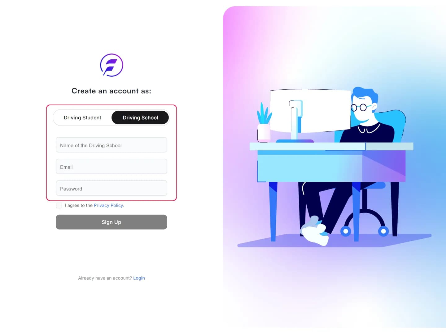 Signup
